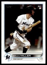 2022 Topps Brian Miller Rookie Miami Marlins #425