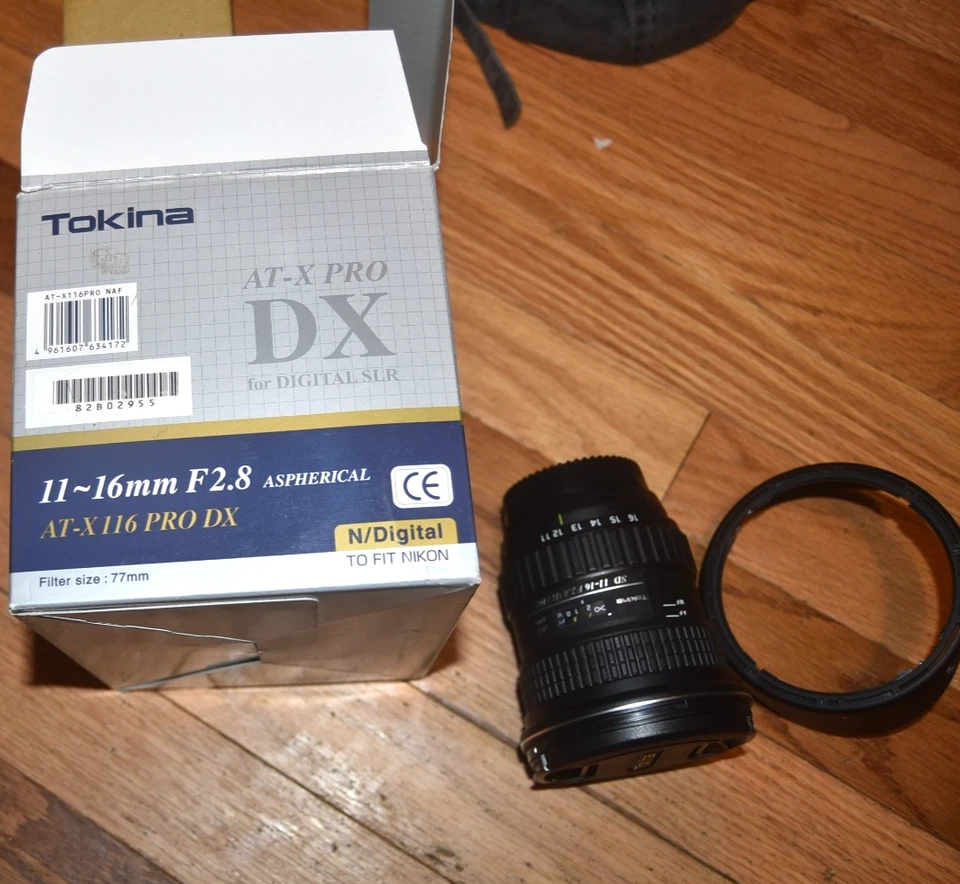 Tokina AT-X 116 PRO DX 11-16mm f/2.8 Aspherical Lens Nikon BRAND NEW! - Image 2 of 4