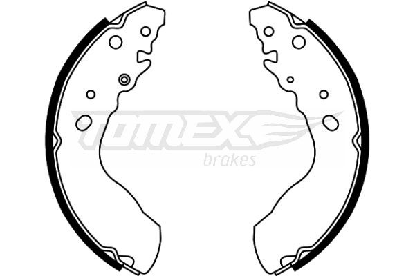 Tomex Brakes Bremsbackensatz TX 22-03 FüR Suzuki-image