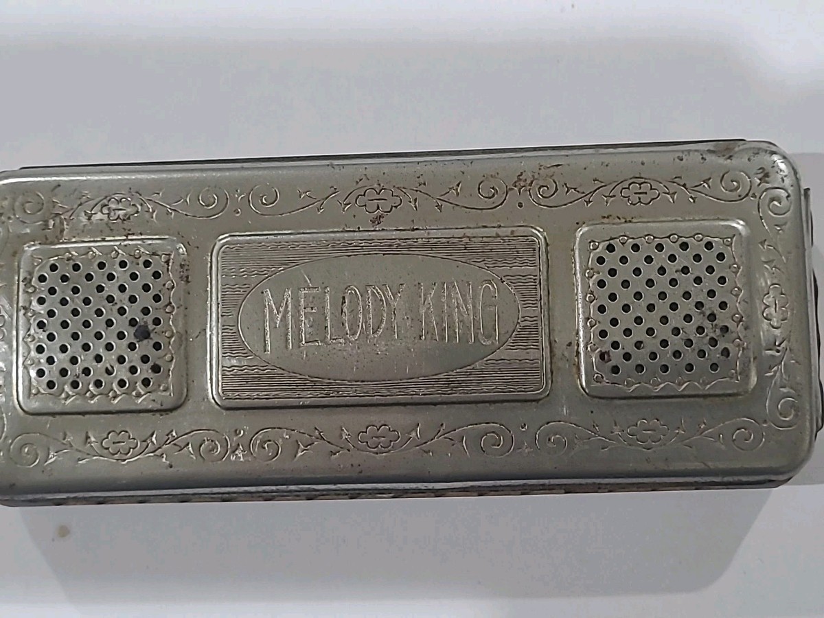 Vintage Melody King Fr. Hotz Germany Hotz Harmonica Double Sided