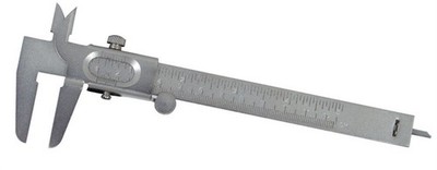 General Tools 722 Steel Metric and Imperial Measurement Vernier Caliper 5 in.