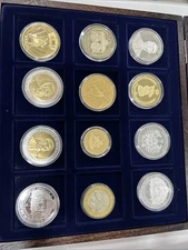 Münzen - Münzsammlung - Lot - Sammlung - In Hochwertiger Holzbox