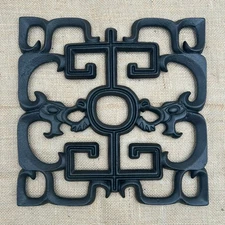 Iron Dragon Tiki Breezeway Jade Tile For Home Tiki Bar.