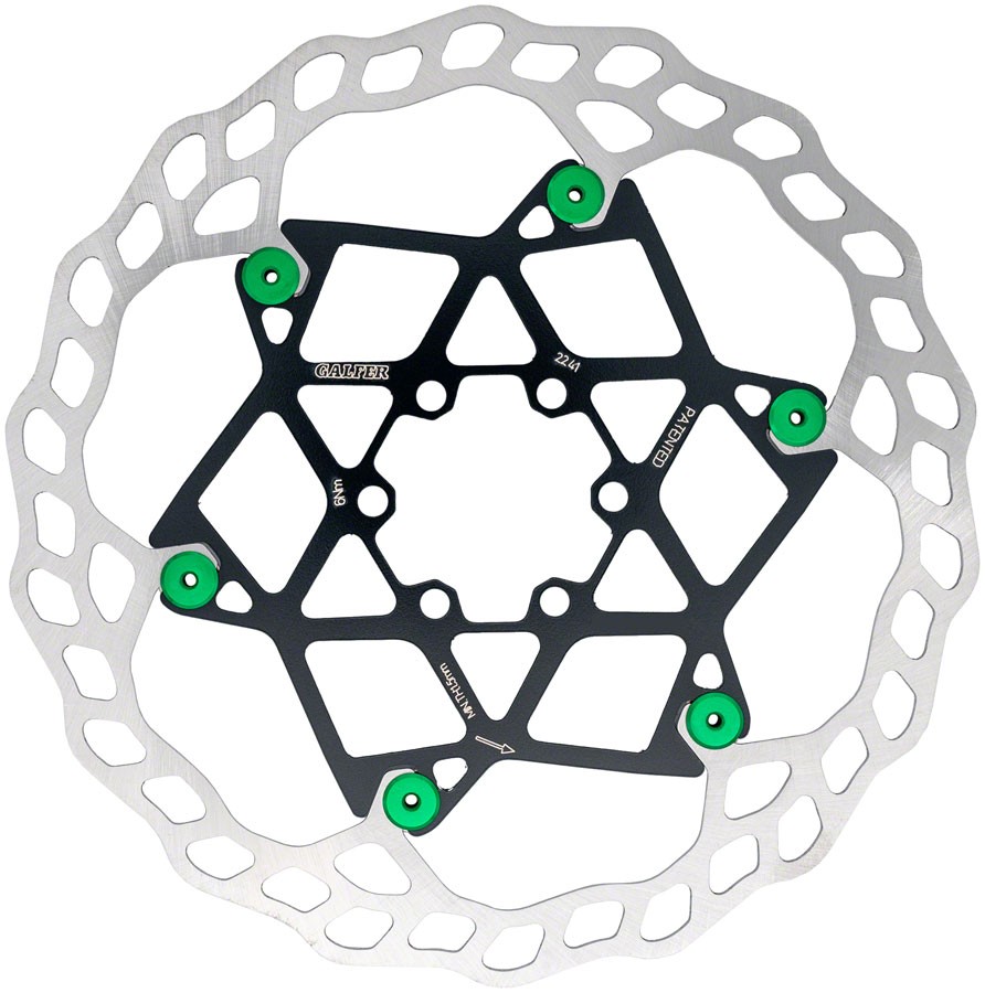 Ротор плавающего дискового тормоза Galfer 180mm Wave - 20 мм из высокоуглеродистой нержавеющей стали 16290₽