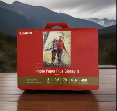 Canon Photo Paper Plus Glossy II PP-301 4x6'' 400 Sheets