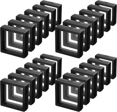 60 Pcs 3D Floating Display Case 2.8 X 2.8 X 0.8 Inch Coin Frame Display Holder S