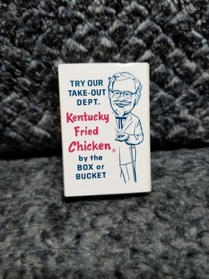 Vintage Kentucky Fried Chicken/Duff's Restaurant Box Of Matches-NEW   1950's