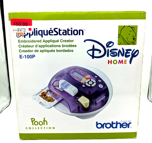 Disney Home Pooh Collection Brother Applique Station Embroidery Machine E-100P