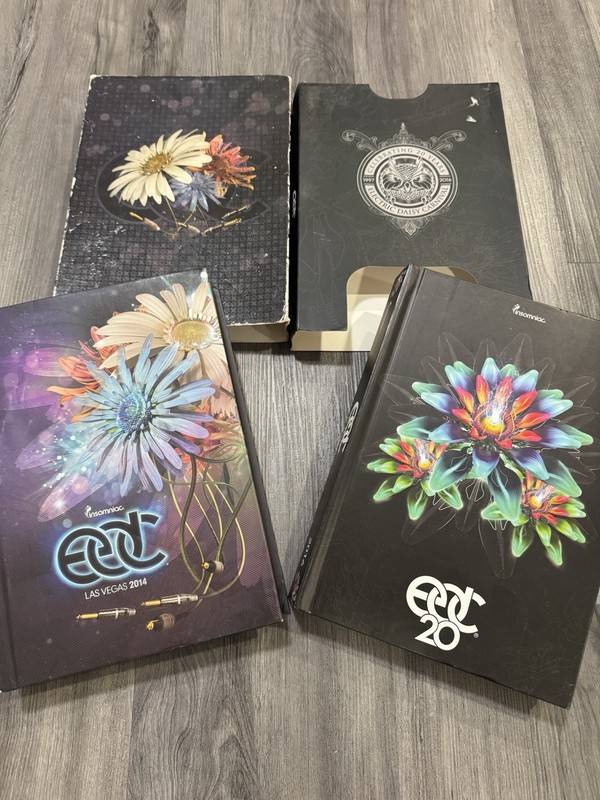 EDC Electric Daisy Carnival Gift Boxes Set Of 2 (2014 2016) Collectors Set EDM