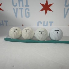 Vintage / Ping Eye Golf Balls - Karsten - White - RARE - 4 Ball LOT