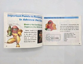 Authentic Metroid (NES) Game Cartridge | Instruction Booklet/Slip Cover | TESTED