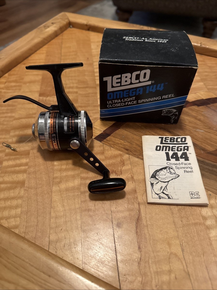 zebco（ゼブコ）omega 144 Vintage Zebco Omega 144 Ultra-Lite Trigger Spin, Original Box