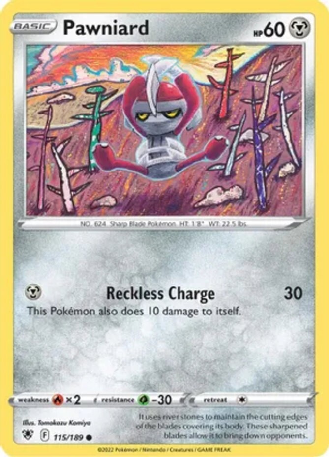 Pawniard - 115/189 - Common - Reverse Holo - Near Mint