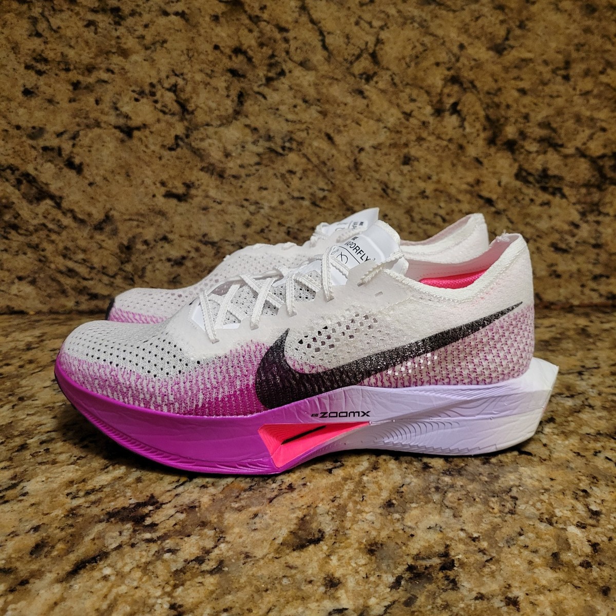 Nike VaporFly ホワイト/レッド Nike Zoom X Vaporfly Next % 3 FK PRM (White/Habanero Red
