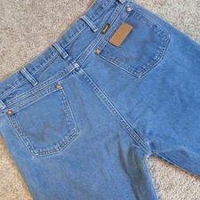Wrangler 13MWZ Cowboy Cut Mens Jeans 36x36 Blue Denim Western Original Fit