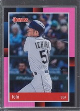 2022 Panini Donruss Retro 1988 Variation Ichiro Suzuki #240 Holo Pink CSC4