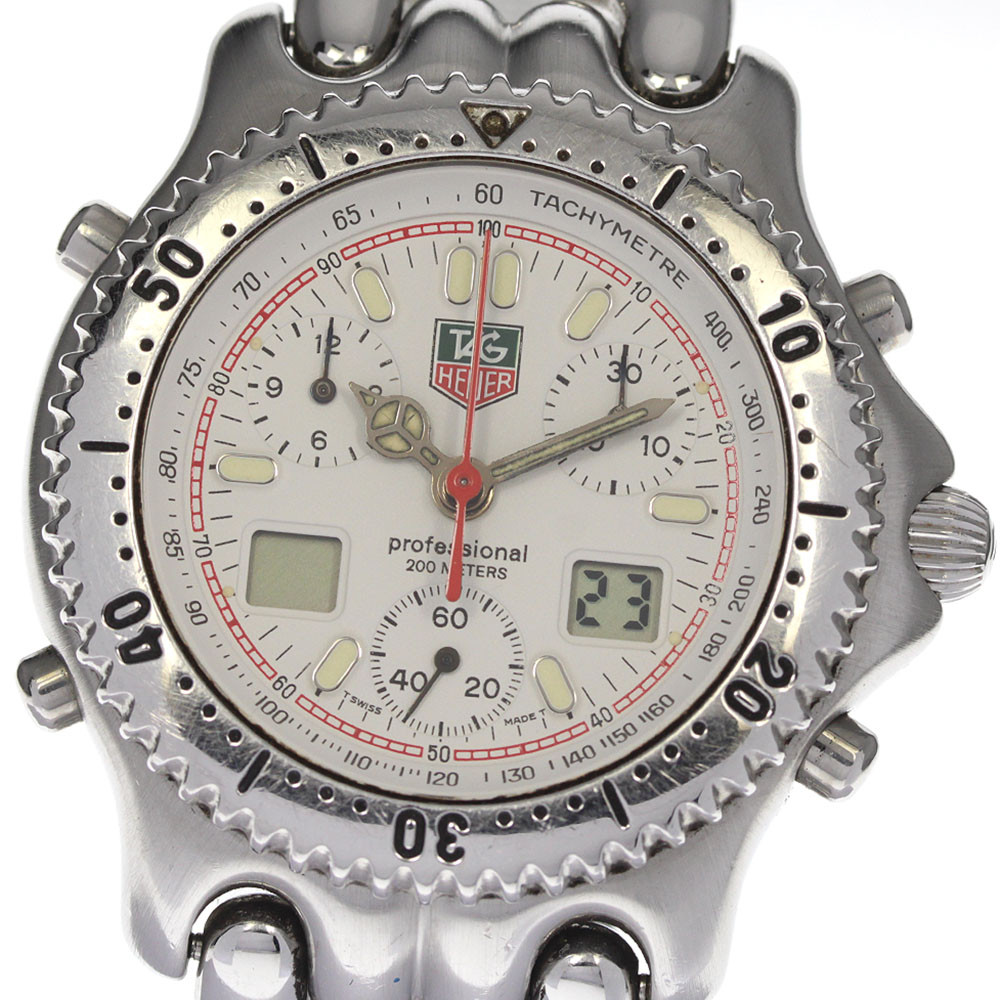 Tag Heuer CG1111-0 Chronograph Quartz Men’s Watch in Good Condition