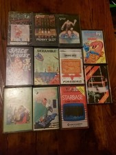 Pacchetto 20 giochi Commodore Vic 11 giochi alcuni rari Pwnny Slot Orbis Q Warrior 
