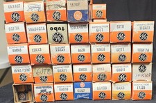 Lot Of 41 Vintage Hard To Find NOS GE Electronic Vacuum Tubes/Tube