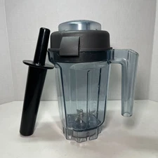 32oz Replacement Container Pitcher For Vitamix w Tamper Unbranded Low Profile