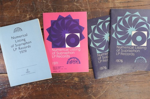 Vintage MUSIC CATALOGS Bielefeldaer SUPRAPHON Used 1965 1971 1976 1979