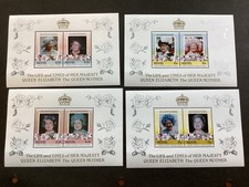 ICOLLECTZONE Nevis 427-30 Souvenir Sheets XF  NH  Royalty  (B800)