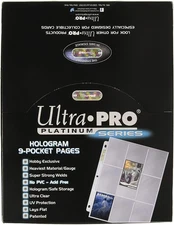 Archival Safe 9 Pocket Card Sleeves - 100 Count for Trading Cards and Photos