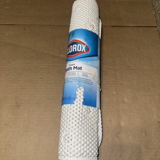 Duck Brand Clorox Cushioned Foam Bath Mat for Tubs, Non-Slip with Suction Cups