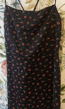 NEW Cider Y2K Vibrant Cherry Slip Dress Smocked Back Plus Size Dress 3X NWT