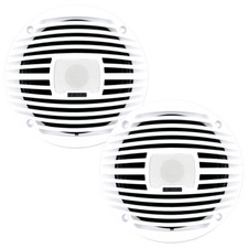 Hertz HEX 6.5 M-TW 6-1/2" Marine Audio 2-Way Coaxial Speakers - White NEW 