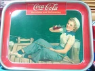 Vintage Coca Cola --1940-- Advertising Tray---Nice Condition