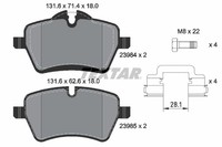 Textar Bremsbelagsatz Scheibenbremse Q+ 2398404 FüR Mini R60 R61 Countryman R55