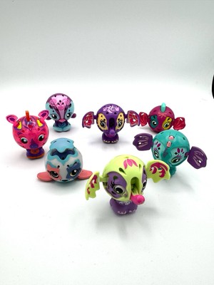 Lot of 7 Zoobles Spin Master Figures Ball-to-Animal Transform Toys