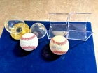 LOT - Tony Taylor Phillies Autograph/Signed Rawlings Baseballs w/Cubes - No COAs