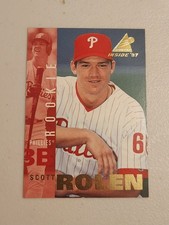 1997 Pinnacle Inside Scott Rolen #132 Rookie Philadelphia Phillies Baseball Card
