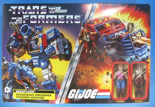 G.I. Joe Transformers Soundwave Dreadnok Vehicle + Zartan & Zarana 3.75" Figures
