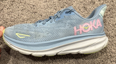 Hoka One One Clifton 9 1132211 DNK Womens 6.5B Shoes Blue Running Sneakers