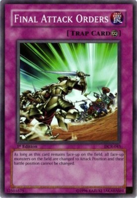 Final Attack Orders - DCR-045 - Common - Unlimited Edition - Heavily Played