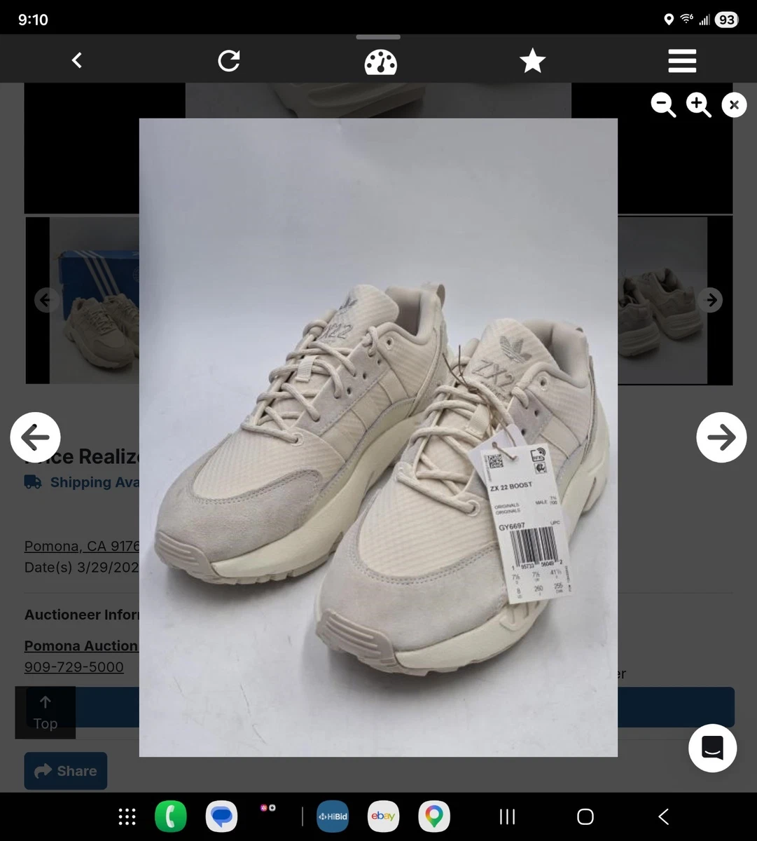 Las mejores ofertas en Adidas ZX 22 Boost Grey Cream White | eBay