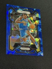 Adem Bona ROOKIE PRIZM BLUE CRACKED ICE INSERT!  RARE /99 Only 99 Exist