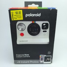 NEW Polaroid Now Black White Instant Film Camera Gen 2 Bundle