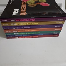 Kaplan MCAT Review Ninth Edition 7 Book Set +...