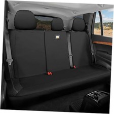 PU Leather Rear Bench Seat Cover Black, 60/40 Split Back Seat Cover Black