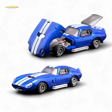 Fine Works64 Shelby Daytona - Blue with White Stripes 1:64