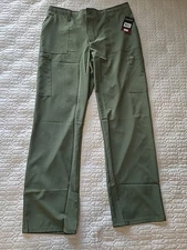 Dickies Scrubs Men Natural Rise Drawstring Scrub Pant DK015 OLV Olive Large NWT