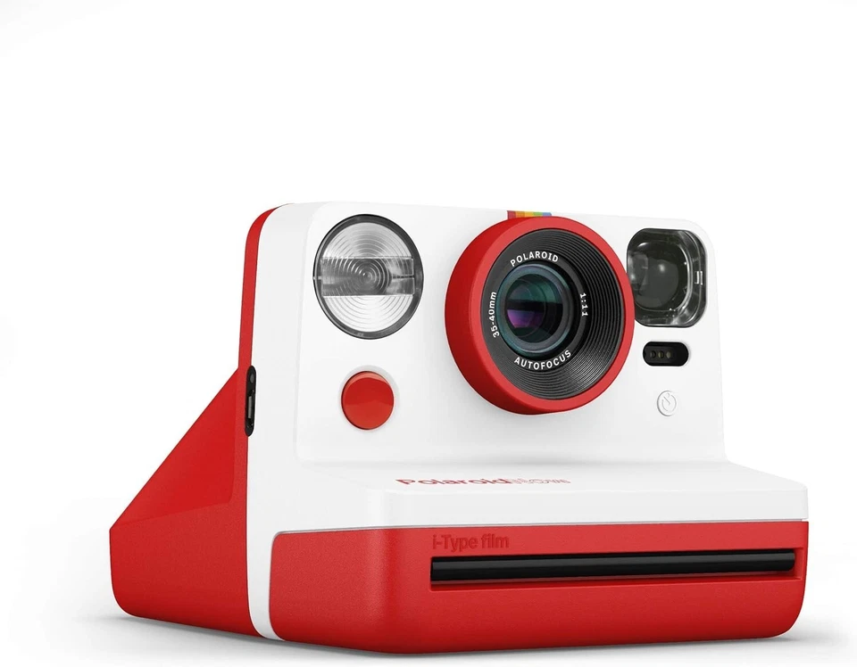 Polaroid Instant Camera Now i-Type Autofocus Point Shoot Red 9032 - Image 3 of 4