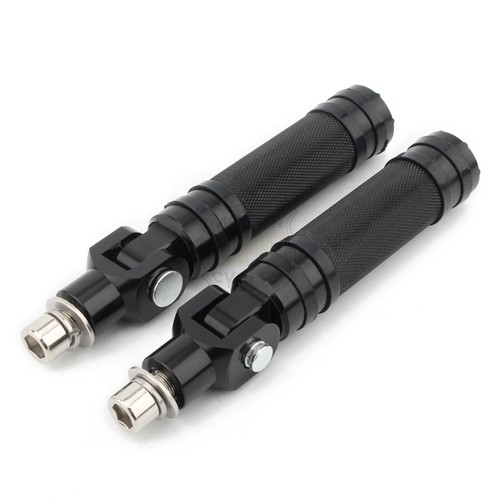 CNC Universal Motorcycle Folding Footpegs Foot Pegs Rear Set Pedals Racing Bikes - Picture 3 of 15