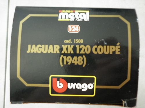 Bburago Burago 1508 Voiture 1/24 1 24 Jaguar XK 120 Coupé 1948 grise - Imagen 6 de 6
