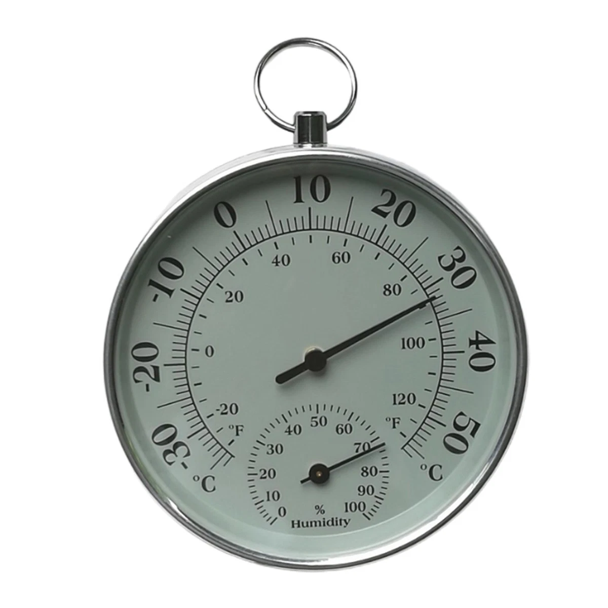 4inch Wall Thermometer Meter Indoor Outdoor Humidity Hygrometer Analog