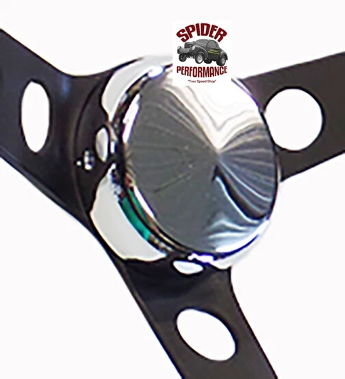 1974-1993 Volkswagen steering wheel 14 1/2" CLASSIC BLACK - Image 3 of 4